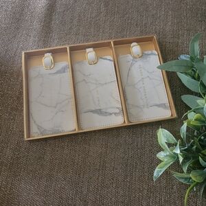 Eccolo Marble Design Luggage Tags, New